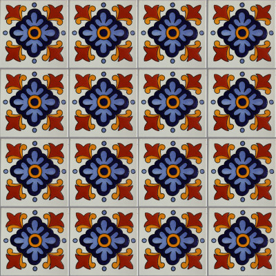 TalaMex Natora Talavera Mexican Tile Close-Up