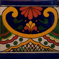 TalaMex Greca C Talavera Mexican Tile