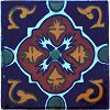 Blue Granada Mexican Tile Magnet