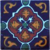 Blue Granada Mexican Tile Magnet