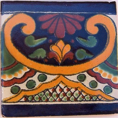 Greca C Mexican Tile Magnet