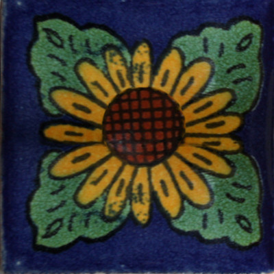 Sunflower Mexican Tile Magnet