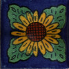 Sunflower Mexican Tile Magnet