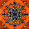 Quiroga Mexican Tile Magnet