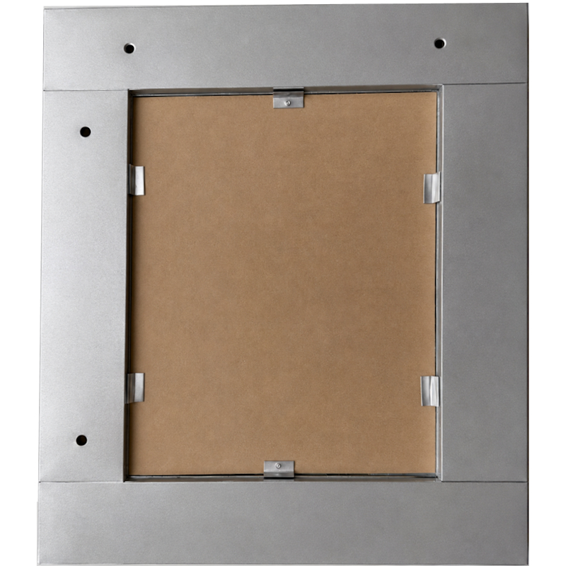 TalaMex Medium Silver Colima Tile Mexican Mirror Details