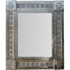 TalaMex Medium Silver Guadalajara Tile Mexican Mirror