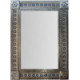 TalaMex Large Silver Guadalajara Tile Mexican Mirror