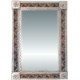 TalaMex Big Silver Morelia Tile Talavera Tin Mirror