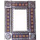 TalaMex Small Silver Orizaba Tile Talavera Tin Mirror