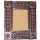 TalaMex Small Brown Granada Tile Talavera Tin Mirror