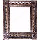 TalaMex Medium Brown Milan Tile Talavera Tin Mirror