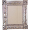 TalaMex Silver Bower Tin Mirror