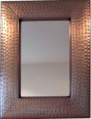 Antique Spotted Tin Mirror