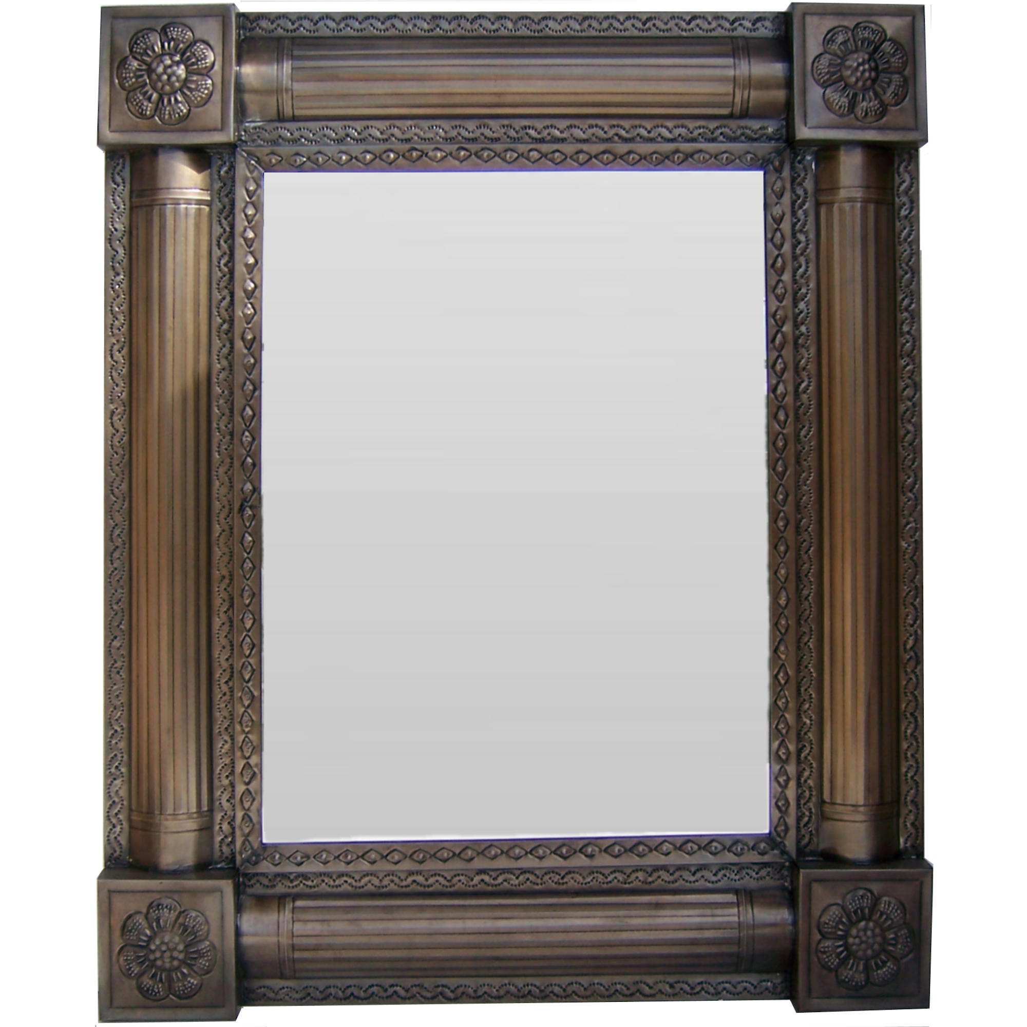 TalaMex Oil Rubbed Bronze Small Tin Mirror