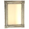 TalaMex Sun White Tin Mirror