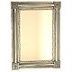 TalaMex Sun White Tin Mirror