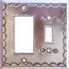 Toggle-Decora Silver Tin Switchplate