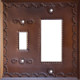 Toggle-Decora Antique Tin Switchplate