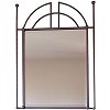 Pioneer Beveled Silver Wrought Iron Mirror