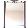 Roman Beveled Wrought Iron Mirror