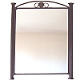 Roman Beveled Wrought Iron Mirror