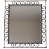 Hoop Beveled II Wrought Iron Mirror