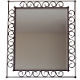 Hoop Beveled II Wrought Iron Mirror