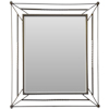 Star Beveled Wrought Iron Mirror