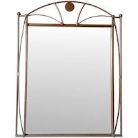 Dome Beveled Wrought Iron Mirror