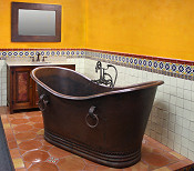 Hammered Copper Bathtubs