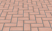 Crossed Rectangular Mexican Floor Tile Pattern