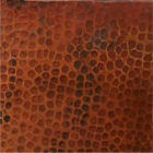 hammered copper sink weathered patina