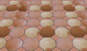 Mexican Floor Tile Octagon Pattern