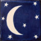 White Moon Talavera Mexican Tile