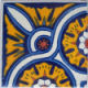 TalaMex Chain Corner Talavera Mexican Tile