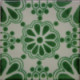 Green Bouquet Talavera Mexican Tile