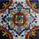TalaMex Blue Gerona Talavera Mexican Tile