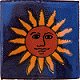 TalaMex Red Sun Talavera Mexican Tile