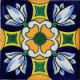 TalaMex Cotton Santa Barbara Mexican Tile 