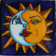 Sun and Moon Talavera Mexican Tile