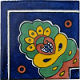 Corner Blue Royal Talavera Mexican Tile