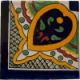 TalaMex Greca C Talavera Mexican Corner Tile